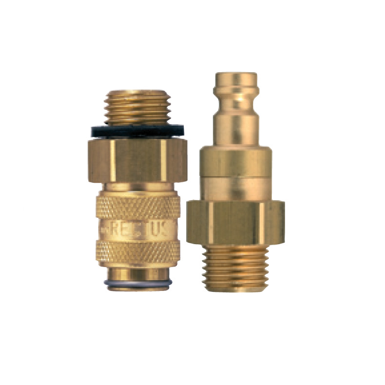 Rectus利达时 双封闭 铜/铜镀镍 快换接头 5mm通径 21KB系列