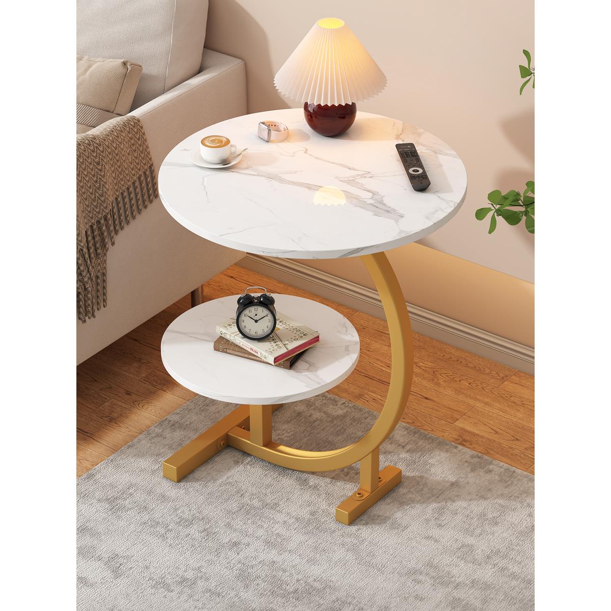 床头柜子简约现代卧室小型床边简易置物架家用迷你边几可移动桌子