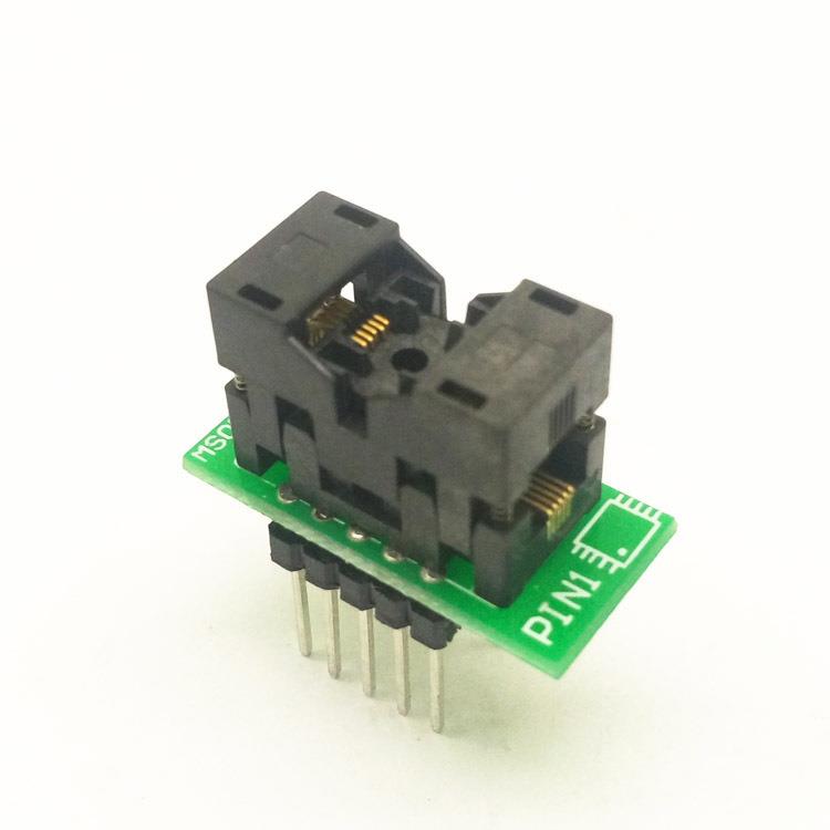 新品MSOP10-0.5烧录座编程座SSOP10带PCB板烧写座直销