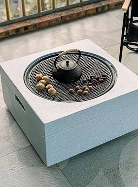 简约户外围炉煮茶家庭聚餐烧烤炉庭院火盆取暖炉烤火炉直销