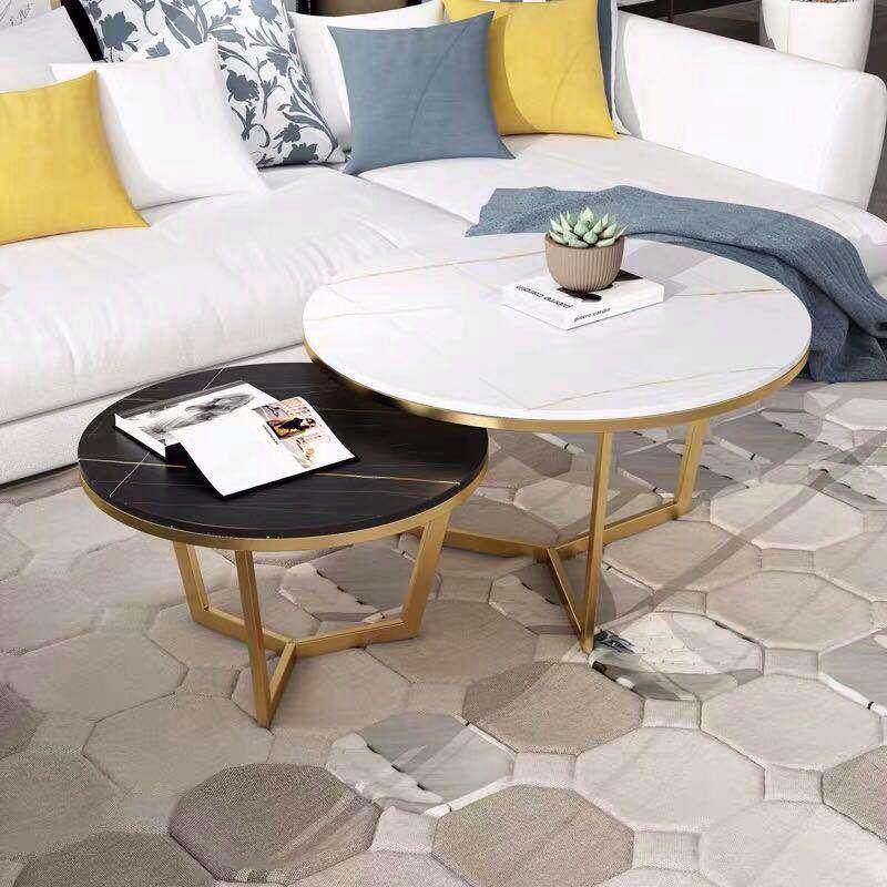北欧网红岩板圆形茶几茶台桌小户型现代简约客厅大小圆茶几组合,金属材料及制品,金属加工件/五金加工件,淘宝优惠券,粉丝福利购,淘宝优惠卷