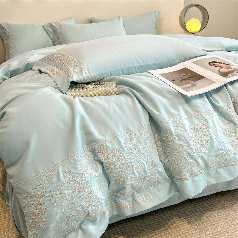 轻奢刺绣保暖四件套高级感水洗磨毛2024新款四件套奢适四季通用,农机/农具/农膜,其它农用工具,淘宝优惠券,粉丝福利购,淘宝优惠卷