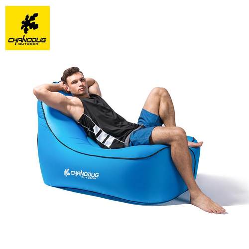 夏诺多吉懒人充空气沙发袋便携充气床单人充气床垫户外折叠座椅子