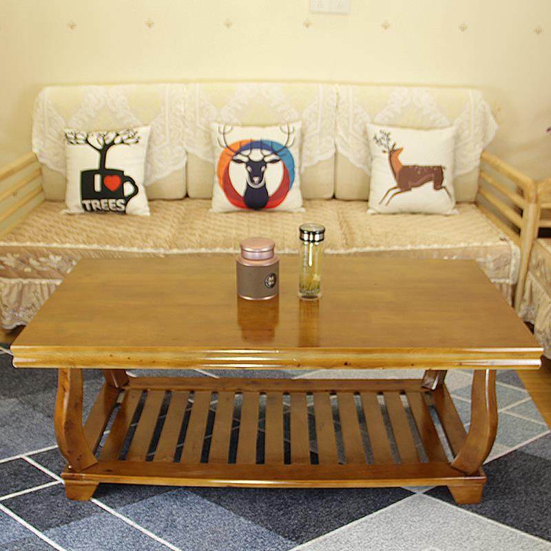 L7全实木长茶几中式沙发茶桌小户型客厅现代简约家用纯实木小芳几