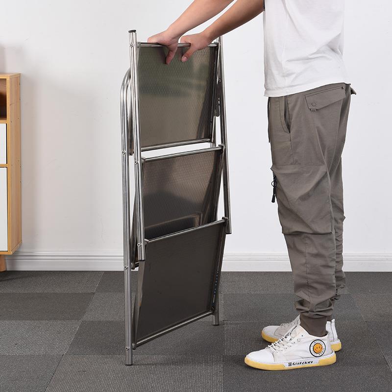 不锈钢多功能置物架免折叠架家用厨房收纳整理储物调味锅碗架