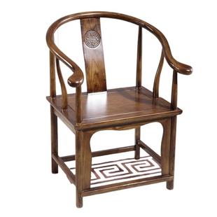 实木椅子中式圈椅围椅茶桌配椅家用办公主人太师椅卷书椅官帽椅厂