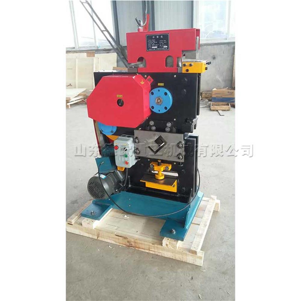 全自动型材冲剪机槽钢方钢扁钢冲孔机小型建筑钢板剪切设备