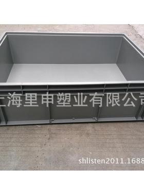 800*600*340EU物流箱黄色塑料工具箱灰色红色蓝色物流周转箱