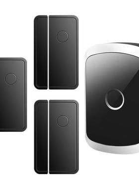 超市冰柜冰箱开门提醒器感应门铃店铺欢迎光临门磁防盗报警器家用