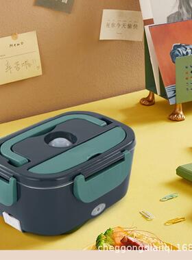 220V110V12V伏车家两用电热饭盒插电加热保温电饭盒免加水