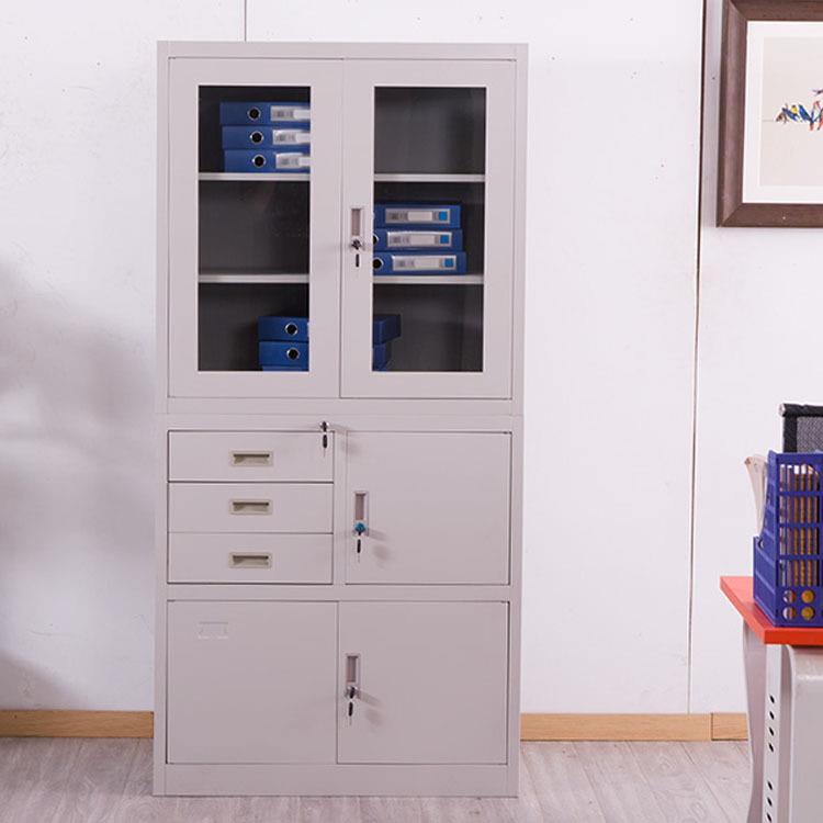 带抽屉文件柜铁皮柜档案柜资料柜办公柜子玻璃柜书柜凭证柜带锁
