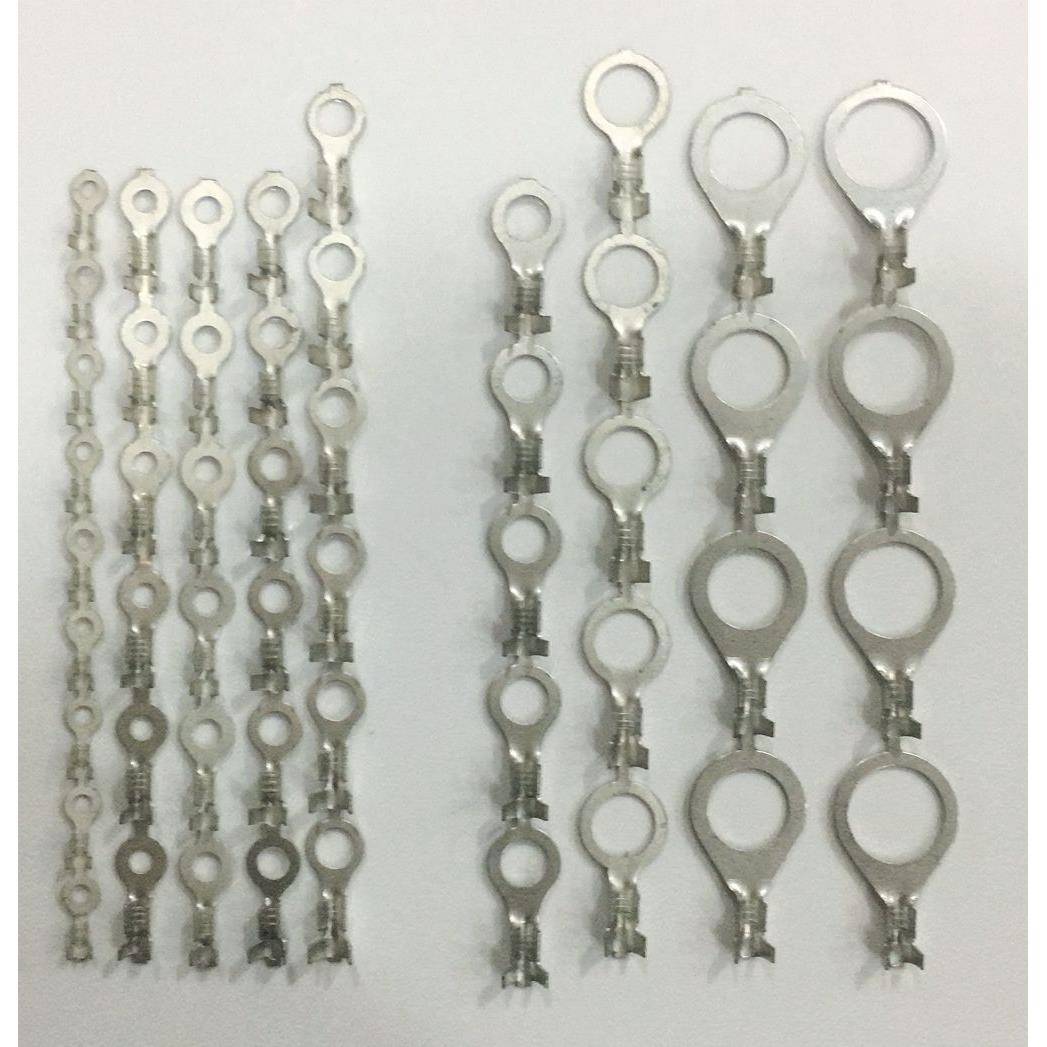 SRB-T6.4-10连续圆形端子裸端铜鼻子线耳接线开口端子R型OT连续