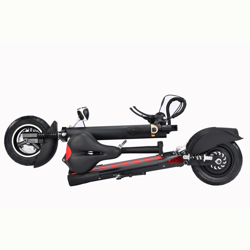 10寸滑板车电动折叠滑板车锂电10*2.5轮子减震电动36V/48V代步车