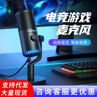 maono闪克DM30电脑游戏麦克风电竞专用主播直播语音降噪闪客话筒