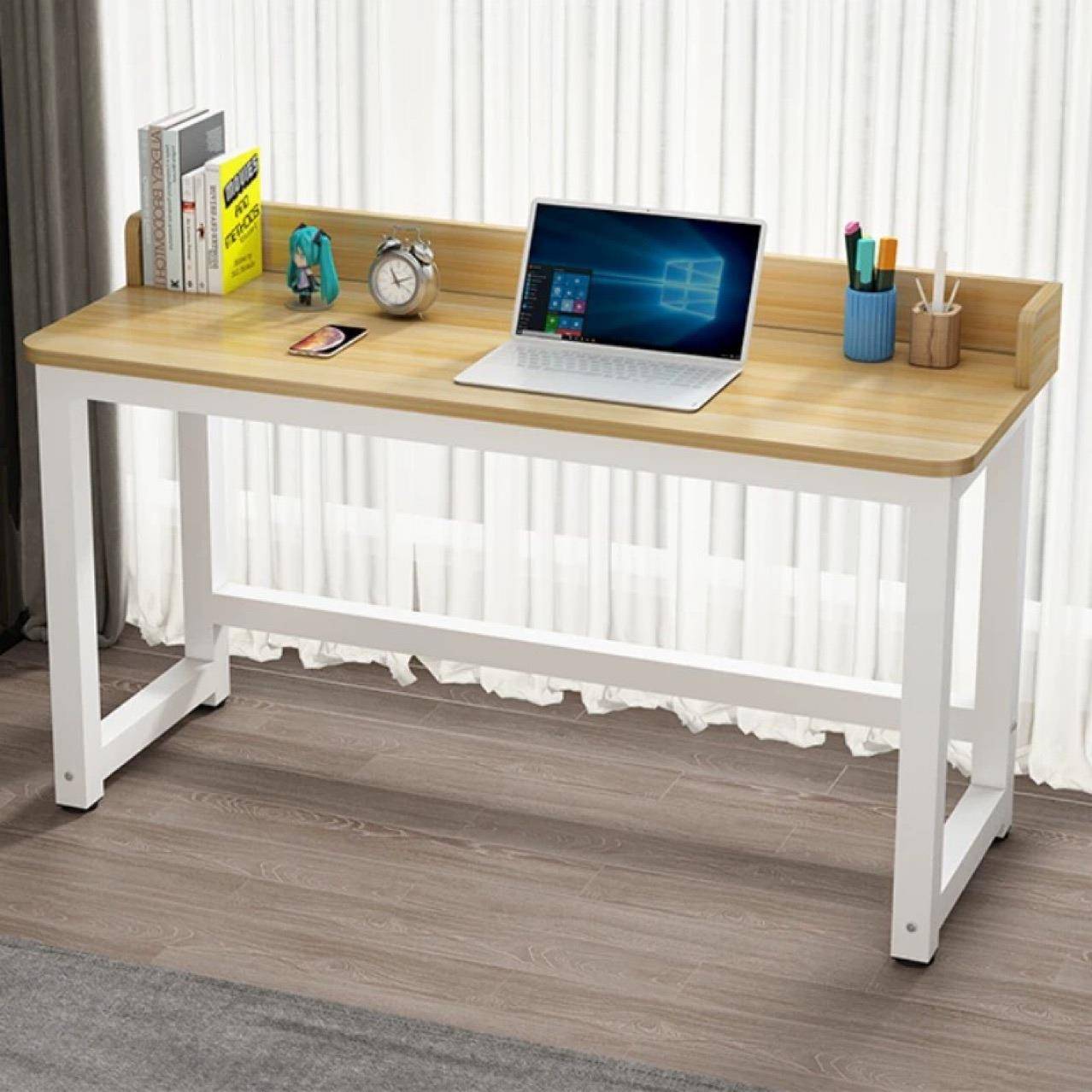 学习桌挡板桌子培训桌办公电脑桌家用窗台桌学生课桌长条桌靠墙