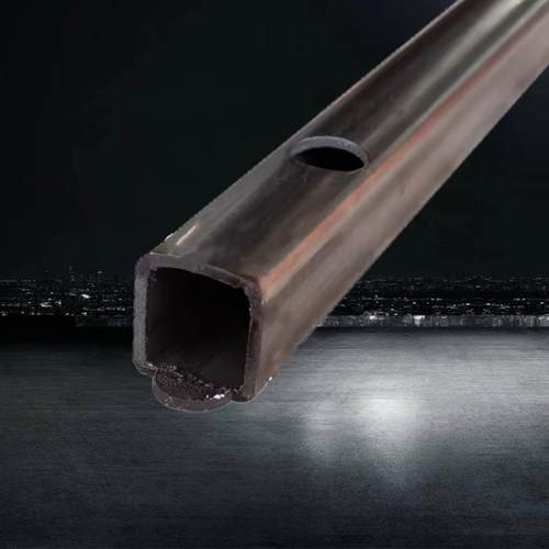 不锈钢电动平移门轨道电动伸缩推拉空心门轨道赠螺丝庭院重型滑轨