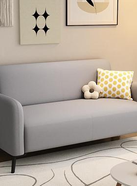 沙发AL102347出租房屋卧室服寓装店简小易公客厅网红双布人三人艺