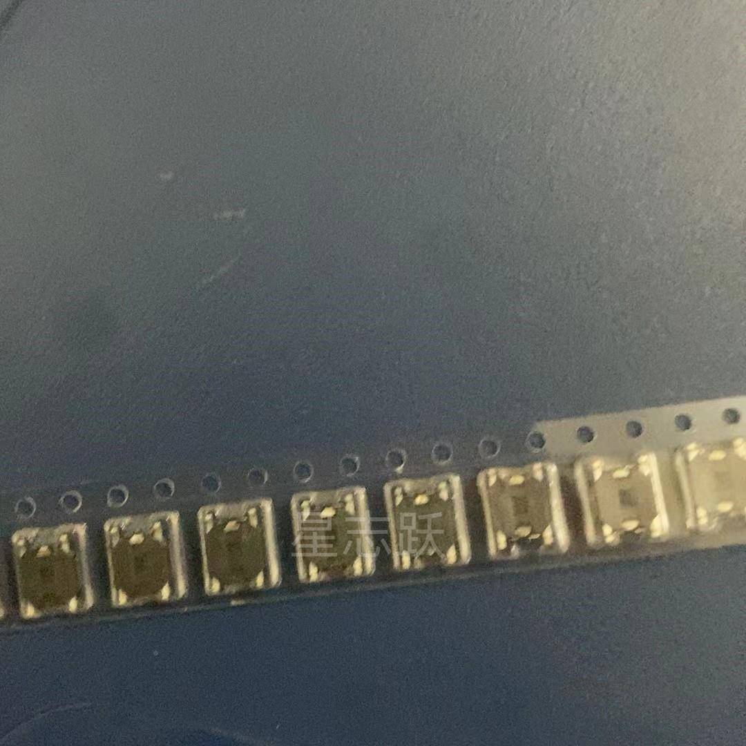 铜键QTD头关金属4*4*1.5贴脚片微动轻触开关4X4X1.5按开4按键现货