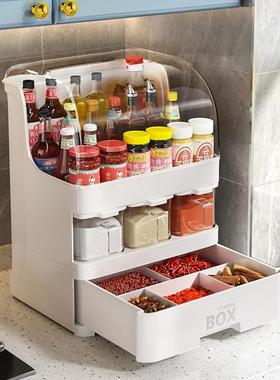 厨房置物架面调味品调料收纳架用品IPW家大全橱灶台收台用纳盒柜