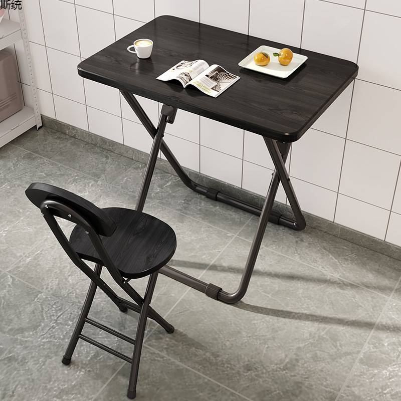 易折叠桌子宿舍写字桌学习桌椅单人餐桌吃饭小桌子电脑桌长方跨境