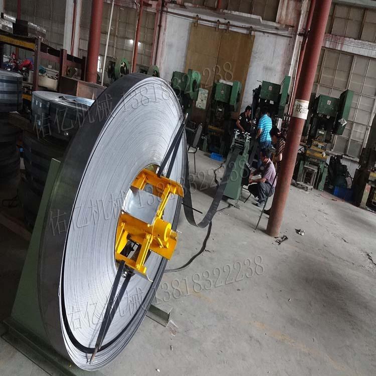 冲床载重料500K架215G自动材料有动力重型料架卷架MT200佑亿机械