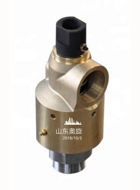 D型旋接头可通汽，26540转0°下导蒸以热油防水旋转接头