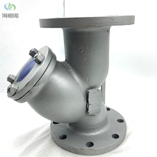 DN50中型铸铁过滤器 GL41H-10Y型法兰式连接过滤器