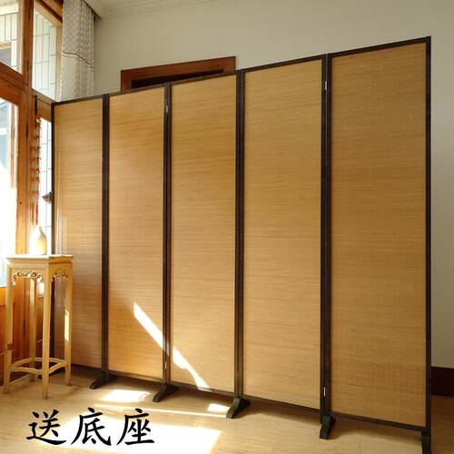 X*X客*式隔中断入户玄关折屏F958S5HT做旧复古民俗屏风茶室书厅房
