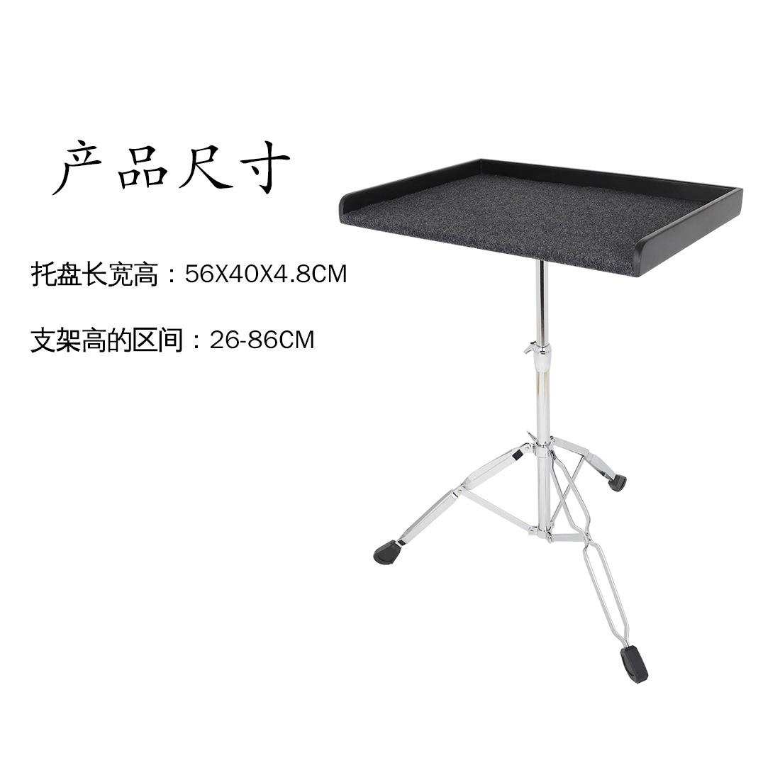 奥尔夫托盘长方形木制打击乐器托架琴槌鼓棒收纳桌小打工作台