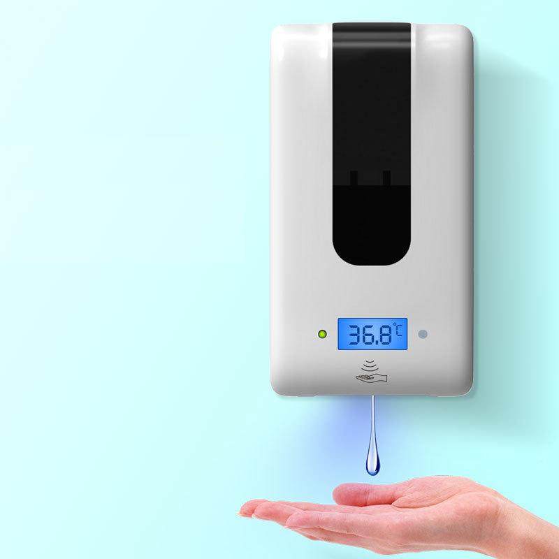 动应测温消毒JQG器壁挂手部消毒机自商感场免接触站立式式测温皂