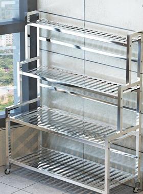 锈钢花架XCP多摆置物架阳台家用阶梯式肉植不物放展示架子落地花