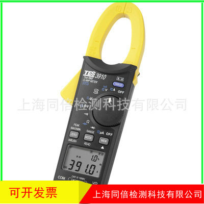 TES-3910真有效值交直流钩表(DC/AC 1000A电流钳表)启动电流