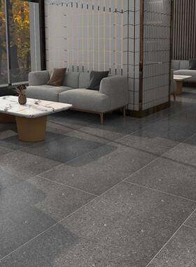 通瓷体砂岩大板砖600*1200灰色砖地阳台?仿古砖磨砂面全瓷DDD防滑
