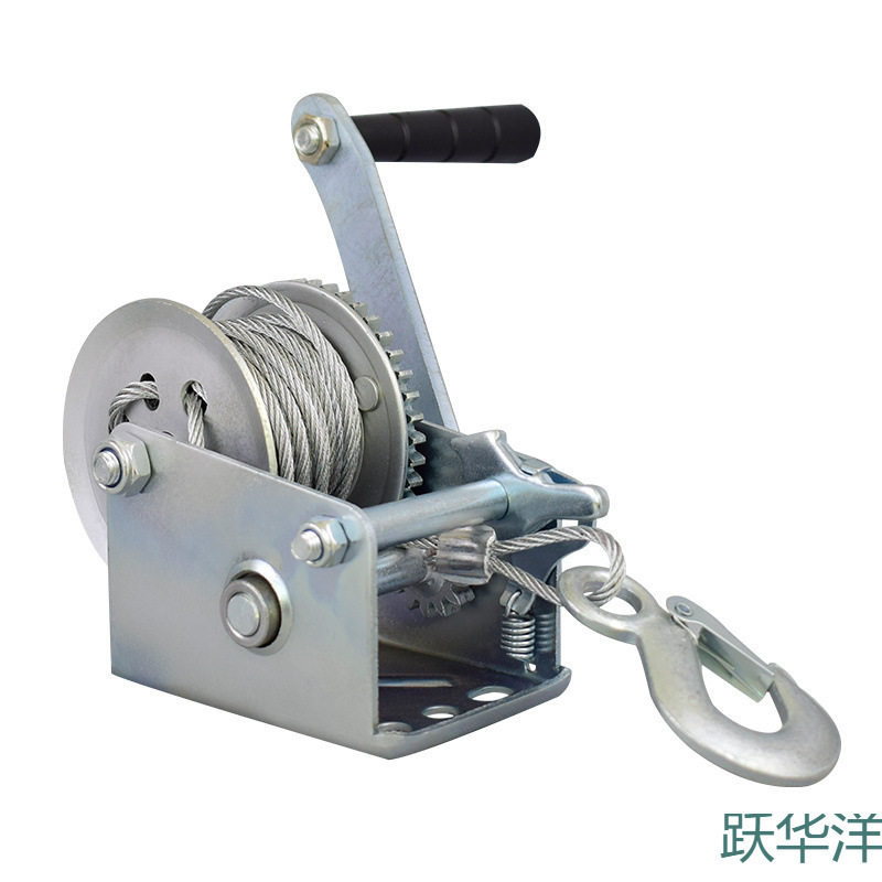 手摇绞盘手动吊机家用绞车小型牵引收卷器葫芦手摇升降器手摇绞机