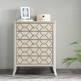 柜后现做旧斗饰柜 新古代典门厅装 MSA意式 轻奢入户五玄关柜欧式