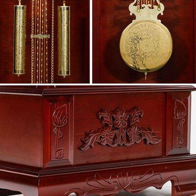 oht落钟地客厅北极星机芯家用中式复古机械大座钟老式欧式落KHA地