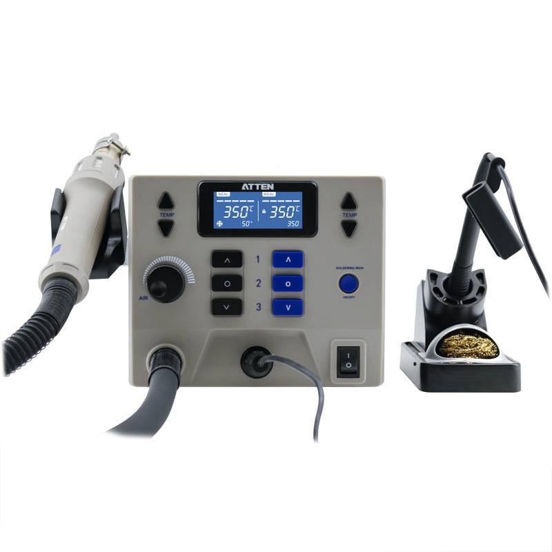 ATTEN安泰信ST-8602D二合一热风拆焊台大功率双数显智能烙铁1390W