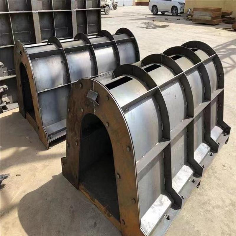 流水排槽泥模具水模具U型流水槽钢模板农田沟灌溉水U型槽模排水渠