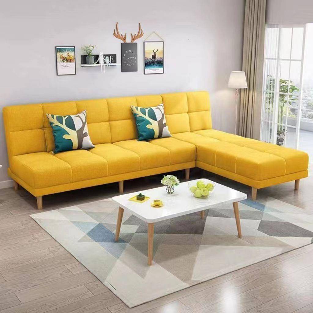 可折叠沙发便宜现货两客厅多功能沙用发DJJ床小户型出贵租屋妃家