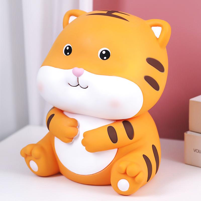 十只二生肖老虎摔存钱罐2025新防Tige547成人进不出儿童款男女孩