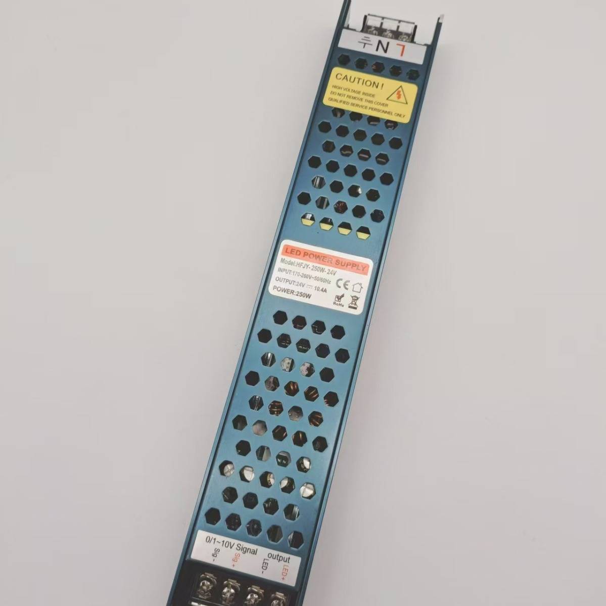 0-10V可控硅一体长条调光电源12V 24V 60W 100W 150W 200W 250W