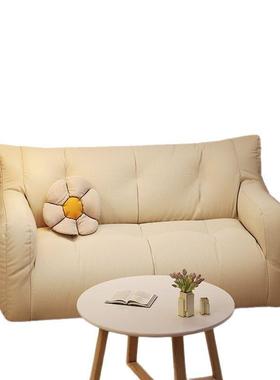 布艺5双沙发客IHR厅小户型202新款出租房人三人榻榻米休区懒息人