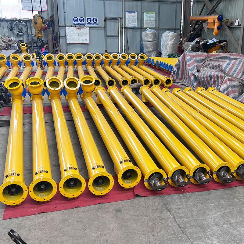 螺旋机 螺旋输送机 大型螺旋叶片 管式提升上料机 水泥