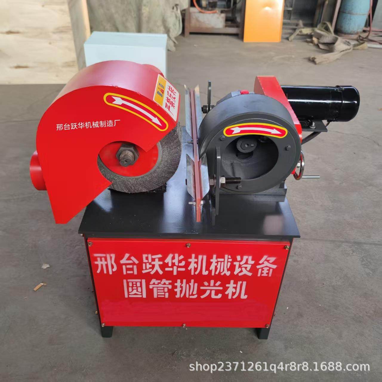 自动圆管抛光机除锈机不锈钢管电镀拉丝除氧化皮去毛刺圆棒多功能