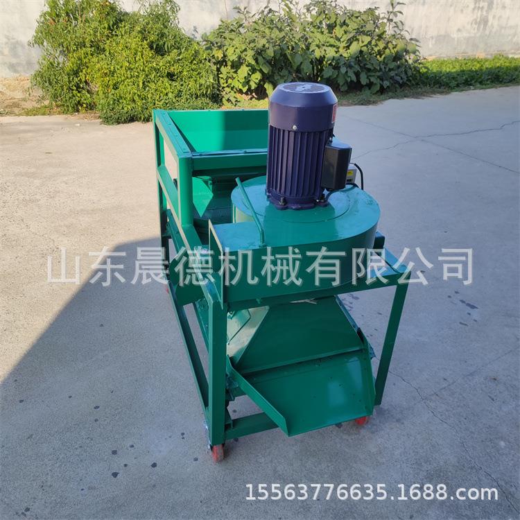 小麦种子筛选机 多功能分选吸风式双层花生米震动除杂机