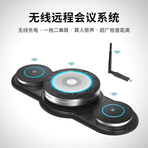 walzerM9W一拖二无线会议全向麦