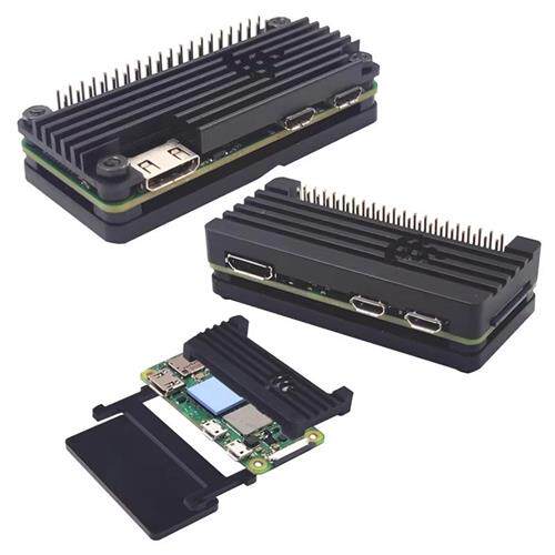 树莓派Zero WH/2W通用铝散热器金属固定外壳被动散热带导热贴
