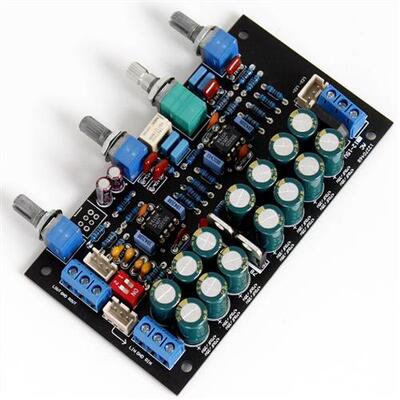 A1 HIFI前级音调板 发烧级前置板 OPA2604 运放AD827前级板