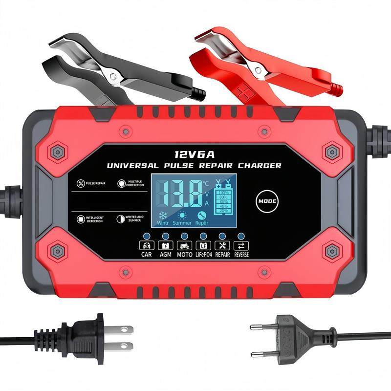 适配12v6a充电器 汽车电瓶充电器12伏摩托车电瓶充电器12V电瓶充