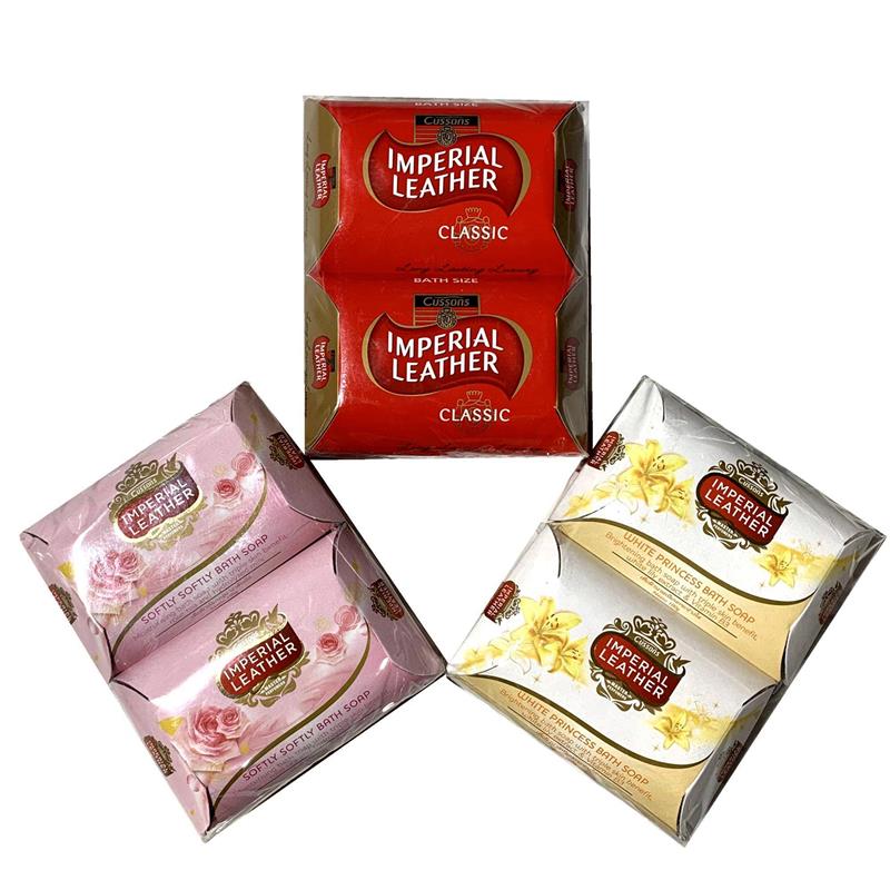 适配4个装香港英国Cussons加信氏皇室牌经典洁面沐浴香皂檀香玫瑰